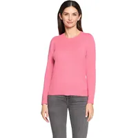 Betty Barclay Basic-Strickpullover mit Rundhalsausschnitt in pink, | Gr.: