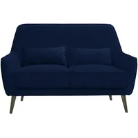 Mid.you 2-Sitzer-Sofa, Blau, Textil, Uni, 135x86x80 cm, Made in Europe, Stoffauswahl, Wohnzimmer, Sofas & Couches, Sofas, 2-Sitzer Sofas