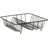 Testrut Geschirrabtropfkorb 35 x 9,5 x 34 cm Farbe Schwarz