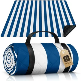 HOEL Picknickdecke blau 200 x 200 cm