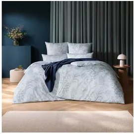 Estella Elke unifarben Blau 155 x 220 cm + 80 x 80 cm