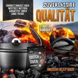 grillas Dutch Oven 9 l Gusseisen