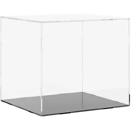 vidaXL Vitrine Transparent 40 x 36 x 35 cm Schwarz