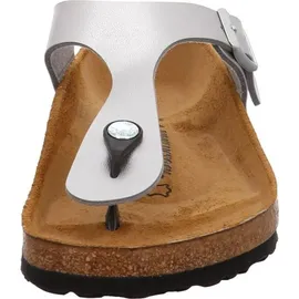 Birkenstock Gizeh Birko-Flor silver 39