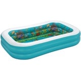 BESTWAY Family Pool 3D Abenteuer 262 x 175 x 51 cm, eckig