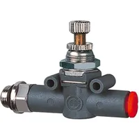 Riegler Drosselventil beidseitig G 1/4 Schlauch-Ø 8 mehrfarbig