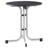 Sieger Boulevard-Klapptisch mit mecalit-Pro-Platte Ø 70 x 72 cm