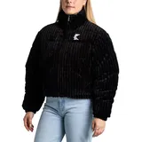 Karl Kani KK Og Fuzzy Corduroy Short Puffer Jacket - schwarz, - L