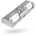 LED Lichtleiste silber 1er Pack