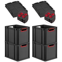 Proregal Eurobox NextGen Color mit Auflagedeckel & Aufbewahren, Aufbewahrungsboxen