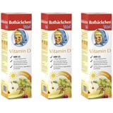 ROTBÄCKCHEN Vital Vitamin D 3er Pack (3 x 450 ml) - Nahrungsergänzungsmittel mit veganem Vitamin D3