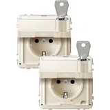 Merten Aquadesign SCHUKO-Steckdose, weiß MEG2318-7244