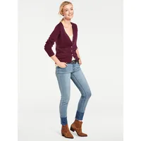 Heine Feinstrickjacke rot 42