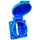 BALS Schuko-Steckdose IP44 Blau 1 St.