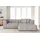 Riess-Ambiente Ecksofa Cord 3-Sitzer Beige