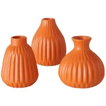 Boltze Vase Esko 3er-Set: Orange