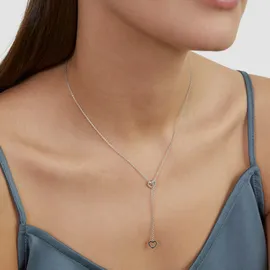 s.Oliver Y-Kette Open Heart Silber
