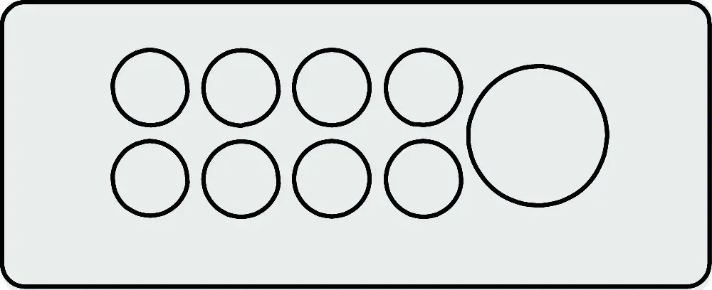 Icotek Kabeldurchführungsplatte KEL-DP-E 46/9 gy