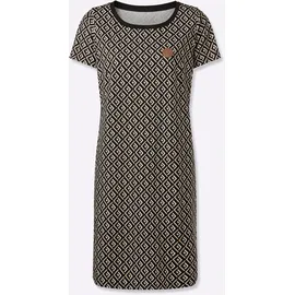 Classic Basics Jerseykleid Shirtkleid Mehrfarbig Braun 44