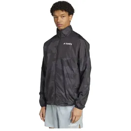 adidas Terrex Mult Printed Windjacke - Black / Carbon - L