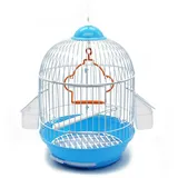 BPS-Vogelkäfig aus Metall mit Tränke, Springschaukel, verschiedene Farbmodelle, zufällige Auswahl
