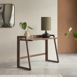 Tikamoon Schreibtisch Philips Teakholz massiv / Braun