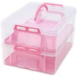 Intirilife Transportbox Kuchentransportbox, Pink