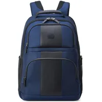 Delsey Wagram Backpack 15.6' Blue Marine - Schwarz -