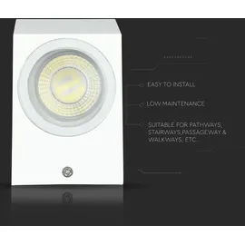 V-Tac Wandleuchte Außen (1x LED 4,5W) 400Lm weiß