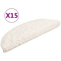vidaXL Stufenmatte 56 x 17 cm Weiß