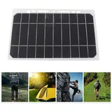 Tragbares Solarpanel [solarladegerät Für Camping] Monokristallines Silizium 10w 5v 2a Für Smartphones Und Tablets Bei Outdoor-aktivitäten