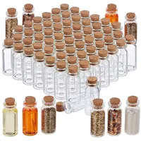 Relaxdays Mini Glasflasche 10 ml 288 St.