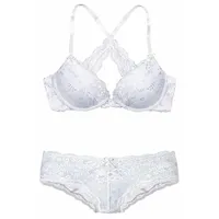 LASCANA Set: Push-up-BH Damen weiß Gr.85C