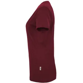 Hakro Damen V-Shirt Mikralinar® weinrot