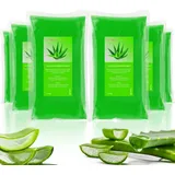 YAOBLUESEA 6 Packungen Paraffinwachs, 2700g Aloe Vera Nachfüllung Paraffinwachs Blöcke für Paraffinbad Hände und Füße, Lindert Muskelermüdung, Spendet Feuchtigkeit und Nährt