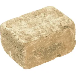 Mr. GARDENER Mauerstein, BxHxL: 21 x 14 x 28 cm, Beton - gelb