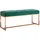 vidaXL Truhenbank Dunkelgrün 110 x 36 x 45 cm Samt