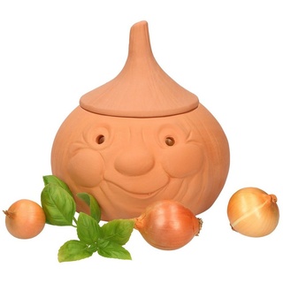 MamboCat Vorratsglas Zwiebeltopf Onni Terrakotta, Steingut braun