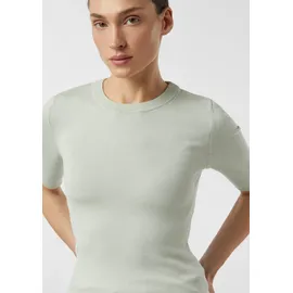 Comma, Kurzarmpullover im Slim Fit Grün 34