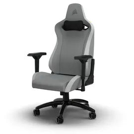 Corsair TC200 Plush Leatherette Grau/Weiß Gaming-Stuhl