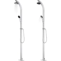 vidaXL Gartendusche grau 215 cm