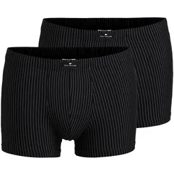 Boxershorts »Alaska«, (Packung, 2 St.), mit coolem Streifen-Look, Gr. 5 (M), schwarz-dunkel-Streifen, , 87276155-5
