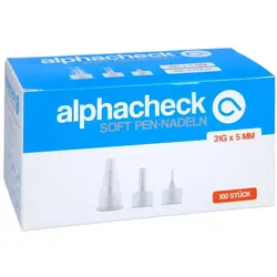 Alphacheck soft Pen-nadeln 31 Gx5 mm