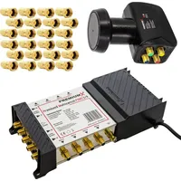 PremiumX Multischalter PXMS 5/8 für 8 Teilnehmer Quattro LNB