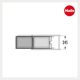 HAILO Solo 20 l Grau