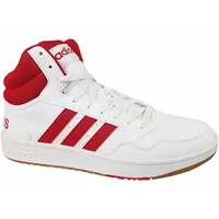 Adidas Hoops 3.0 Mid Cloud White / Better Scarlet / Gum 4 46 2/3