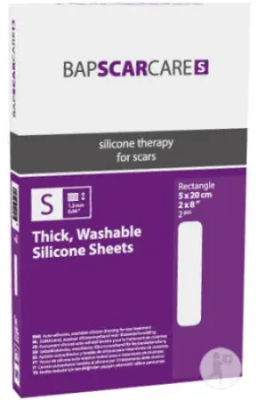 Bap Scar Care S Selbstklebendes Silikonverband 5x20cm Stück 2