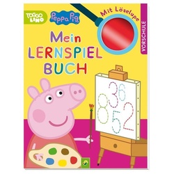 Peppa Pig Mein Lernspielbuch mit Löselupe. Mit wutzig viel Spaß durch die Vorschulzeit