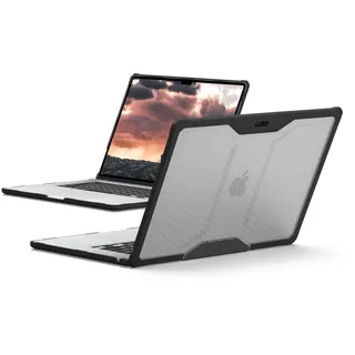 Urban Armor Gear Plyo Case für das Apple MacBook Air 15 Hülle [(M4 - 2025), (M3 - 2024), (M2 - 2023), Schutzhülle nach US-Militärstandard] ice / schwarz