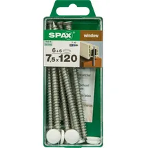SPAX - Rahmenanker 7.5 x 120 mm Tx 30 - 6 Stk. Holzschrauben